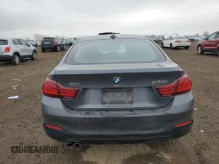 2020 BMW 4 Series 430i xDrive with VIN WBA4J3C00LBL11929, listed as a Copart auction lot 52501055 with 141,791 mi miles and Salvage title. Bid and sale history available at DreamBid. Image 6.