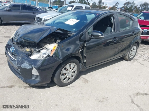 2012 Toyota Prius c One with VIN JTDKDTB3XC1030112, listed as a IAAI auction lot 41794291 with 105,124 mi miles. Bid and sale history available at carsss.com. Image 17.