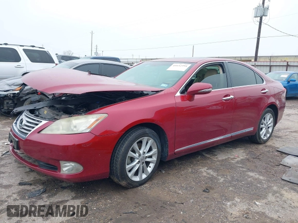 2010 Lexus ES with VIN JTHBK1EGXA2382573, listed as a IAAI auction lot 41652394 with 244,401 mi miles and . Bid and sale history available at carsss.com. Image 17.