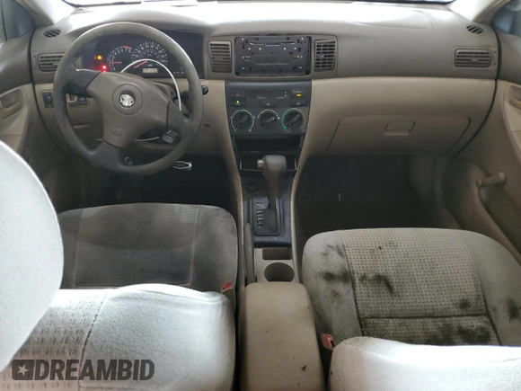 2005 Toyota Corolla CE with VIN 1NXBR32E55Z491413, listed as a Copart auction lot 65187665 with 183,008 mi miles and Clean title. Bid and sale history available at DreamBid. Image 8.