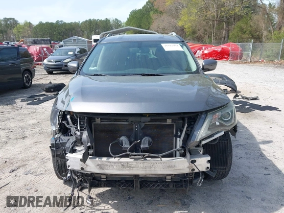 2019 Nissan Pathfinder S with VIN 5N1DR2MN2KC618863, listed as a IAAI auction lot 41922994 with 143,693 mi miles and . Bid and sale history available at DreamBid. Image 13.