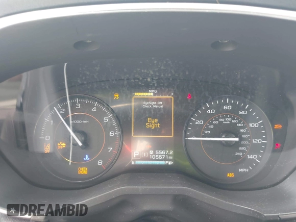 2020 Subaru Crosstrek Premium with VIN JF2GTAEC4L8204435, listed as a IAAI auction lot 42459704 with 105,671 mi miles and . Bid and sale history available at DreamBid. Image 7.