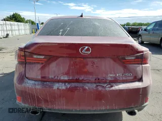 2014 Lexus IS 250 with VIN JTHCF1D23E5002900, listed as a Copart auction lot 57268055 with 166,819 mi miles and Salvage title. Bid and sale history available at DreamBid. Image 6.
