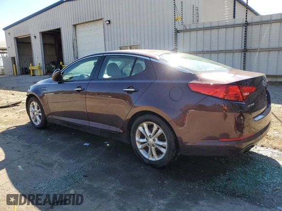 2012 Kia Optima EX with VIN 5XXGN4A79CG018017, listed as a Copart auction lot 49992515 with 132,831 mi miles and Salvage Title. Bid and sale history available at DreamBid. Image 2.