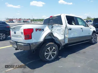 2020 Ford F-150 XL with VIN 1FTEW1E57LFC71427, listed as a IAAI auction lot 42202609 with 61,435 mi miles and . Bid and sale history available at DreamBid. Image 4.