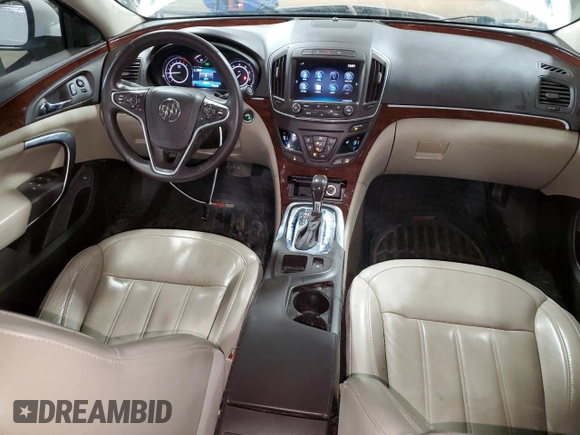 2014 Buick Regal Premium I with VIN 2G4GM5ER6E9241934, listed as a Copart auction lot 50411645 with 130,134 mi miles and Salvage title. Bid and sale history available at DreamBid. Image 8.