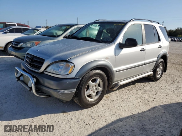 1998 Mercedes-Benz M-Class with VIN 4JGAB54E0WA033063, listed as a Copart auction lot 78306884 with 0 mi miles and Salvage Title. Bid and sale history available at carsss.com. Image 1.