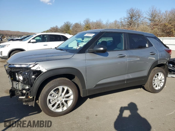 2024 Chevrolet TrailBlazer LS with VIN KL79MNSL0RB077675, listed as a Copart auction lot 78838914 with 4,347 mi miles and Salvage Title. Bid and sale history available at DreamBid. Image 1.