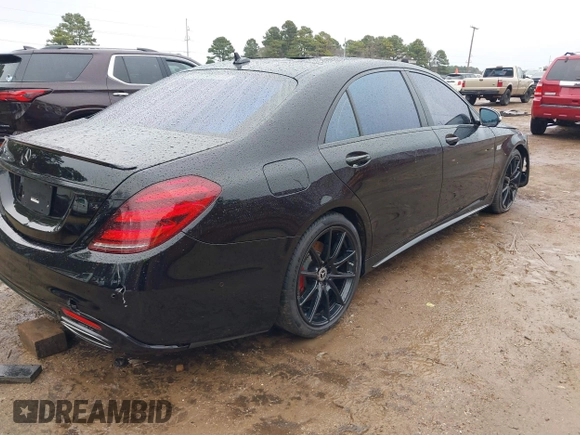 2020 Mercedes-Benz S-Class S 560 with VIN W1KUG8DB1LA561089, listed as a IAAI auction lot 41273882 with 50,113 mi miles. Bid and sale history available at carsss.com. Image 4.