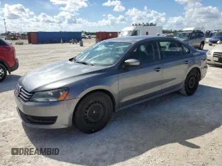 2014 Volkswagen Passat S w/Nav with VIN 1VWAP7A31EC012372, listed as a Copart auction lot 80479564 with 0 mi miles and Salvage Title. Bid and sale history available at carsss.com. Image 1.
