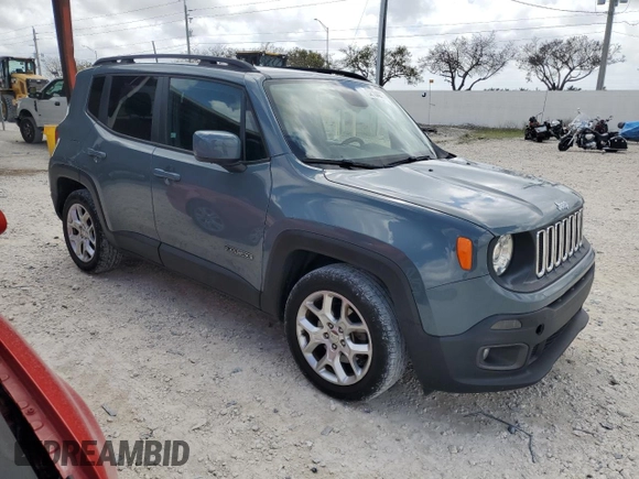 2018 Jeep Renegade Latitude with VIN ZACCJABB6JPH38962, listed as a Copart auction lot 52104225 with 77,745 mi miles and Salvage Title. Bid and sale history available at carsss.com. Image 4.