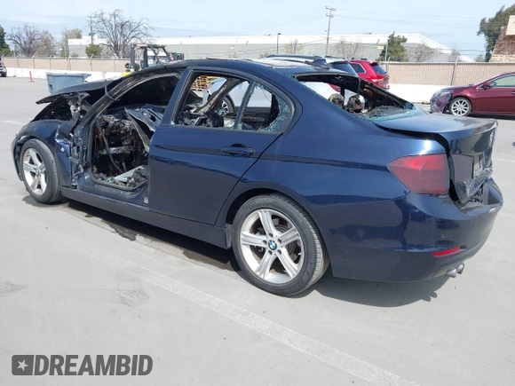 2014 BMW 3 Series 328i with VIN WBA3C1C55EK117681, listed as a IAAI auction lot 41854988 with 1 mi miles. Bid and sale history available at carsss.com. Image 3.