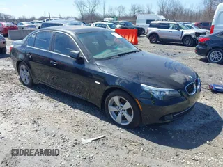 2008 BMW 5 Series 528xi with VIN WBANV13568CZ53954, listed as a IAAI auction lot 41970215 with 115,081 mi miles. Bid and sale history available at carsss.com. Image 1.