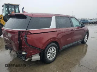 2023 Kia Carnival LX with VIN KNDNB4H33P6261541, listed as a Copart auction lot 85113954 with 54,581 mi miles and Non Repairable. Bid and sale history available at carsss.com. Image 3.
