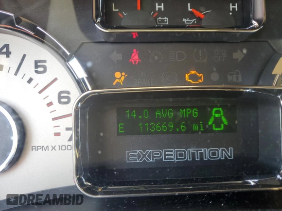 2008 Ford Expedition Eddie Bauer with VIN 1FMFU18578LA72551, listed as a Copart auction lot 57608845 with 113,669 mi miles and Salvage title. Bid and sale history available at DreamBid. Image 9.