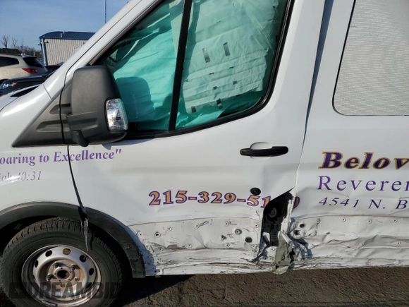 2019 Ford Transit Passenger XL with VIN 1FBAX2CM4KKA34304, listed as a Copart auction lot 85962184 with Not Provided miles and Salvage Title. Bid and sale history available at carsss.com. Image 7.