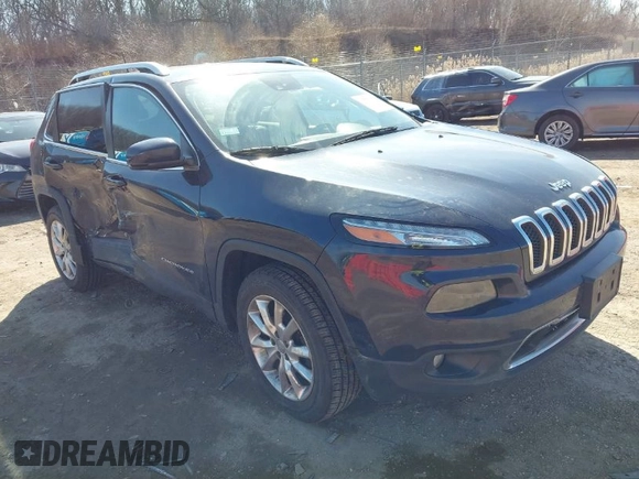 2016 Jeep Cherokee Limited with VIN 1C4PJMDBXGW178360, listed as a IAAI auction lot 41779824 with 101,838 mi miles. Bid and sale history available at carsss.com. Image 1.