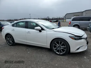 2016 Mazda 6 i Grand Touring with VIN JM1GJ1W50G1459487, listed as a Copart auction lot 50358655 with 62,626 mi miles and Salvage Title. Bid and sale history available at DreamBid. Image 4.
