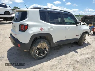 2017 Jeep Renegade Trailhawk z VIN ZACCJBCB6HPE48977, wystawiony jako Copart lot #58949085 z przebiegiem 113 549 mil mil oraz Szkoda całkowita • Salvage title. Historia ofert i sprzedaży dostępna na DreamBid. Obrazek 3.