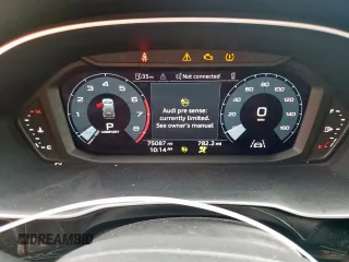 2022 Audi Q3 Premium with VIN WA1AUCF31N1121658, listed as a Copart auction lot 58753395 with 75,087 mi miles and Salvage title. Bid and sale history available at DreamBid. Image 9.