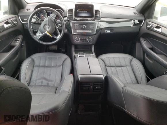 2018 Mercedes-Benz GLS 450 with VIN 4JGDF6EE0JB158461, listed as a Copart auction lot 50758184 with 43,120 mi miles and Salvage Title. Bid and sale history available at DreamBid. Image 8.