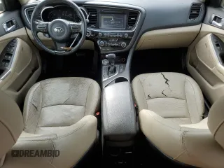 2015 Kia Optima EX z VIN KNAGN4AD9F5080044, wystawiony jako Copart lot #53201485 z przebiegiem 175 632 mil mil oraz Szkoda całkowita • Salvage title. Historia ofert i sprzedaży dostępna na DreamBid. Obrazek 8.