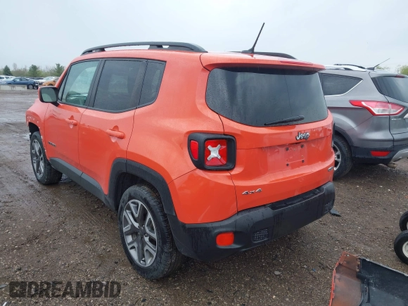 2017 Jeep Renegade Latitude z VIN ZACCJBBB7HPF30024, wystawiony jako IAAI lot #42176035 z przebiegiem 78 928 mil mil oraz . Historia ofert i sprzedaży dostępna na DreamBid. Obrazek 3.