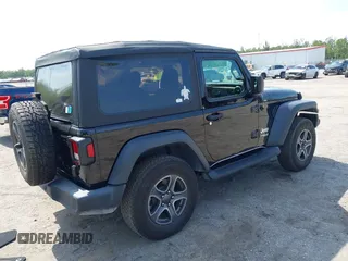 2019 Jeep Wrangler Sport S with VIN 1C4GJXAG2KW664395, listed as a IAAI auction lot 42683888 with 72,742 mi miles and . Bid and sale history available at DreamBid. Image 4.