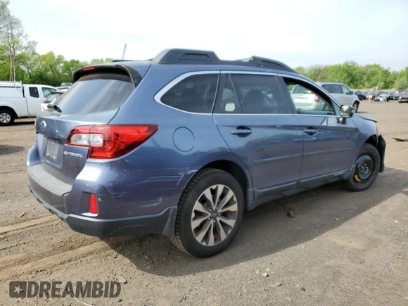 2015 Subaru Outback Limited z VIN 4S4BSALC4F3351625, wystawiony jako Copart lot #56627935 z przebiegiem 199 375 mil mil oraz Szkoda całkowita • Salvage title. Historia ofert i sprzedaży dostępna na DreamBid. Obrazek 3.