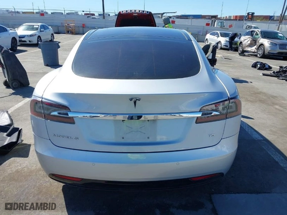 2016 Tesla Model S 70 kWh Battery with VIN 5YJSA1E17GF171143, listed as a IAAI auction lot 41707192 with NaN miles. Bid and sale history available at carsss.com. Image 15.