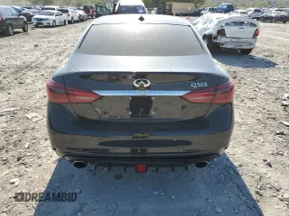 2020 Infiniti Q50 3.0t SPORT with VIN JN1EV7AP9LM203609, listed as a Copart auction lot 75878434 with 22,095 mi miles and Salvage Title. Bid and sale history available at carsss.com. Image 6.