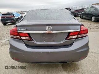 2015 Honda Civic EX with VIN 19XFB2F85FE235913, listed as a Copart auction lot 51538205 with 126,047 mi miles and Salvage Title. Bid and sale history available at DreamBid. Image 6.