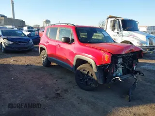 2018 Jeep Renegade Upland with VIN ZACCJBAB0JPH93740, listed as a IAAI auction lot 41705533 with 68,178 mi miles and . Bid and sale history available at DreamBid. Image 1.