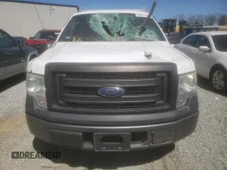 2014 Ford F-150 XL with VIN 1FTMF1CM7EKF68634, listed as a Copart auction lot 49832795 with 125,245 mi miles and Salvage Title. Bid and sale history available at carsss.com. Image 5.