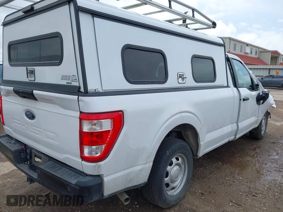 2021 Ford F-150 XL with VIN 1FTMF1CB4MKD85219, listed as a IAAI auction lot 42034028 with 115,415 mi miles and . Bid and sale history available at DreamBid. Image 4.