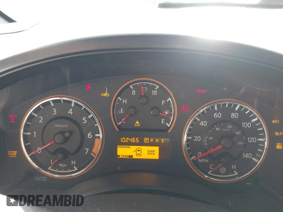 2011 Nissan Titan SL with VIN 1N6AA0EC7BN306488, listed as a IAAI auction lot 41413618 with 102,465 mi miles. Bid and sale history available at carsss.com. Image 7.