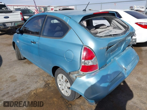 2007 Hyundai Accent GS with VIN KMHCM36C87U025960, listed as a IAAI auction lot 41253249 with 198,074 mi miles. Bid and sale history available at carsss.com. Image 3.