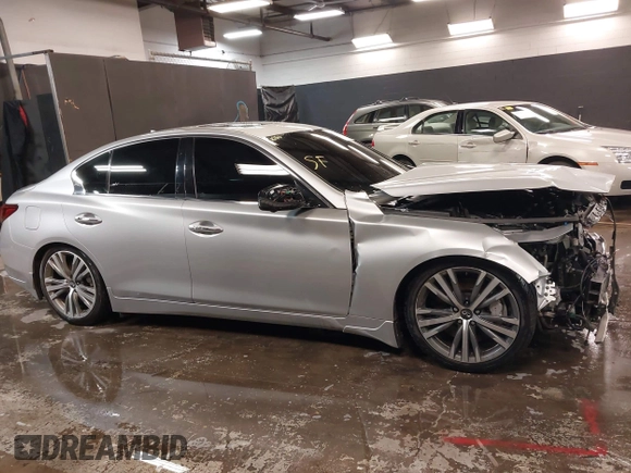 2019 Infiniti Q50 Luxe с VIN JN1EV7AR9KM557632, выставлен на аукционе IAAI как лот 41586335 с пробегом 55 886 миль миль и . История ставок и продаж доступна на DreamBid. Изображение 13.