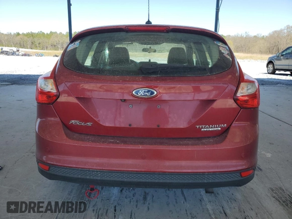 2014 Ford Focus Titanium with VIN 1FADP3N29EL320163, listed as a Copart auction lot 50208655 with 103,715 mi miles and Salvage title. Bid and sale history available at DreamBid. Image 6.