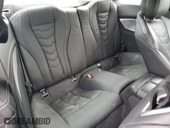 2019 BMW 8 Series M850i xDrive z VIN WBABC4C59KBU96130, wystawiony jako Copart lot #82254834 z przebiegiem Nie podano mil oraz Szkoda całkowita • Salvage title. Historia ofert i sprzedaży dostępna na DreamBid. Obrazek 10.