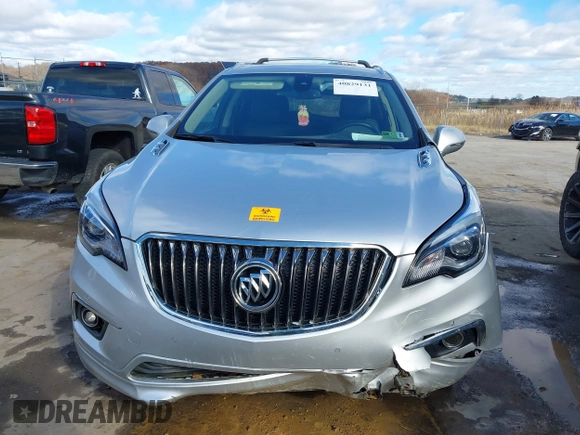 2017 Buick Envision Premium I with VIN LRBFXESX1HD195767, listed as a IAAI auction lot 40829131 with 114,690 mi miles and . Bid and sale history available at DreamBid. Image 6.