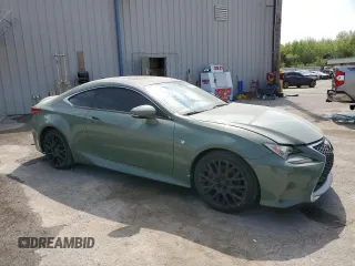 2017 Lexus RC 200t with VIN JTHHA5BC0H5005104, listed as a Copart auction lot 52865475 with Not provided miles and Salvage title. Bid and sale history available at DreamBid. Image 4.
