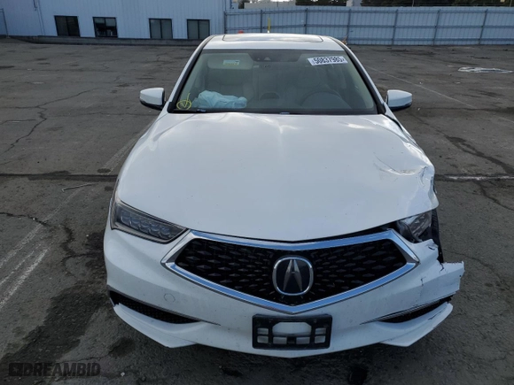 2018 Acura TLX w/Technology Pkg with VIN 19UUB2F50JA005898, listed as a Copart auction lot 50837985 with 41,494 mi miles and Salvage Title. Bid and sale history available at carsss.com. Image 5.