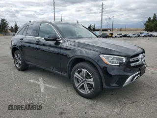 2020 Mercedes-Benz GLC 300 with VIN W1N0G8DBXLF771971, listed as a Copart auction lot 56992325 with 77,251 mi miles and Salvage title. Bid and sale history available at DreamBid. Image 4.