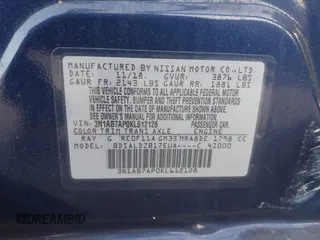 2019 Nissan Sentra SV with VIN 3N1AB7AP0KL612128, listed as a IAAI auction lot 40294406 with Not Provided miles and . Bid and sale history available at DreamBid. Image 9.
