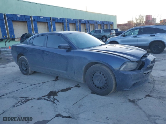 2014 Dodge Charger Police with VIN 2C3CDXKT8EH334804, listed as a Copart auction lot 43044245 with 80,617 mi miles and Clean Title. Bid and sale history available at carsss.com. Image 4.