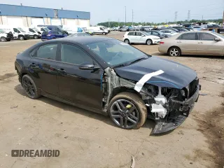 2021 Kia Forte GT-Line with VIN 3KPF34AD4ME403535, listed as a Copart auction lot 59966665 with 38,241 mi miles and Clean title. Bid and sale history available at DreamBid. Image 4.
