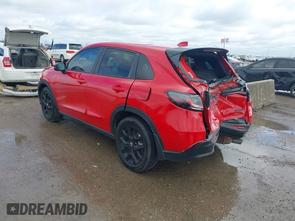 2023 Honda HR-V Sport with VIN 3CZRZ1H57PM706225, listed as a IAAI auction lot 41573896 with 34,011 mi miles. Bid and sale history available at carsss.com. Image 3.