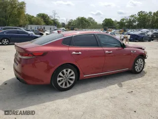 2018 Kia Optima S with VIN 5XXGT4L34JG187410, listed as a Copart auction lot 50208465 with 145,632 mi miles and Salvage Title. Bid and sale history available at carsss.com. Image 3.