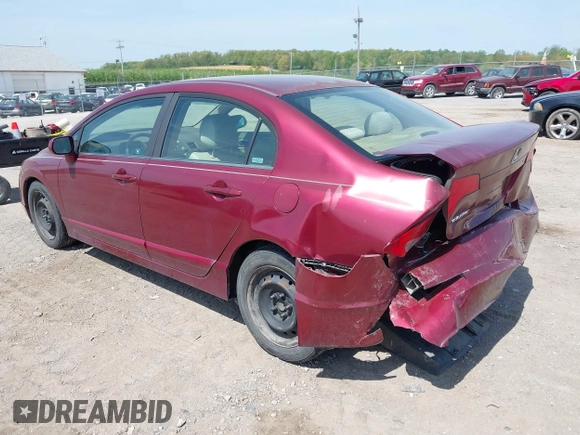 2008 Honda Civic LX with VIN 1HGFA16578L069585, listed as a IAAI auction lot 42148517 with 157,369 mi miles and . Bid and sale history available at DreamBid. Image 3.